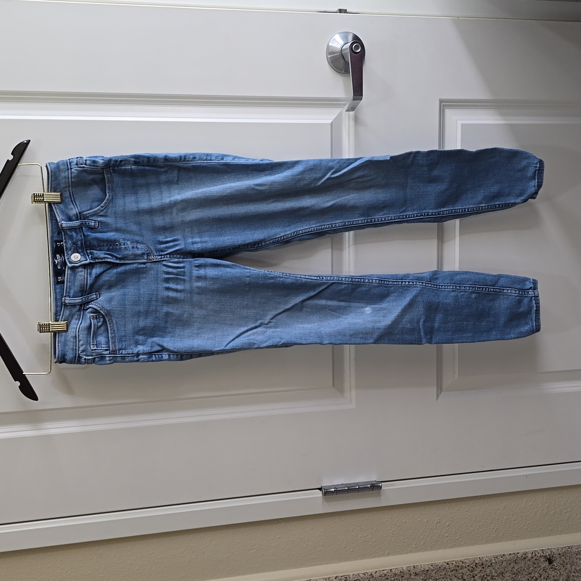 Hollister Jeans Size 5r Mid Rise Super Skinny